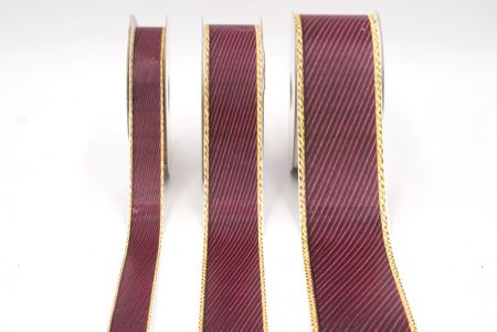 Глибока бордова плетена стрічка_AI